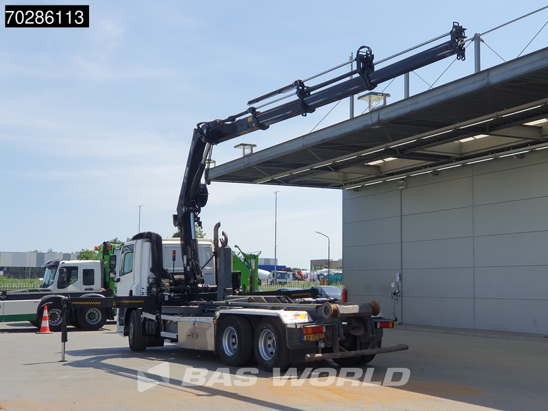 Camión multibasculante, Camión grúa DAF CF85.360 CF 6X2 NL-Truck Hiab 211 EP-4 HIDUO Crane + Hooklift Liftachse Euro 5: foto 7