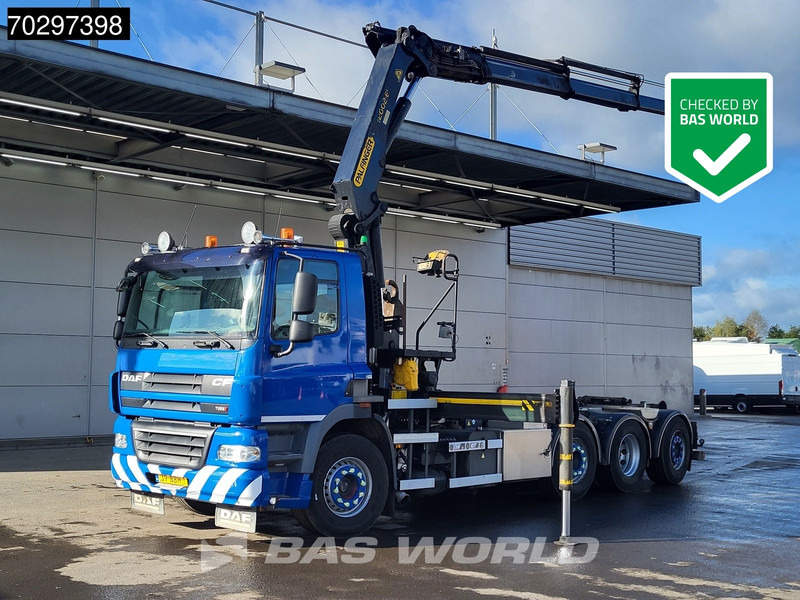 DAF CF85.410 FAQ CF85 8X2 Palfinger PK22002 EH Kran Crane + VDL S-20-6200 Lift+steering EEV - Camión multibasculante, Camión grúa: foto 1 DAF CF85.410 FAQ CF85 8X2 Palfinger PK22002 EH Kran Crane + VDL S-20-6200 Lift+steering EEV - Camión multibasculante, Camión grúa: foto 1