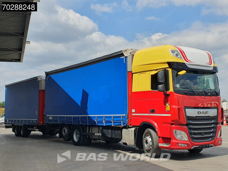 DAF XF 450 6X2 Combi Lift Axle ACC Euro 6 - Camión lona: foto 3 DAF XF 450 6X2 Combi Lift Axle ACC Euro 6 - Camión lona: foto 3