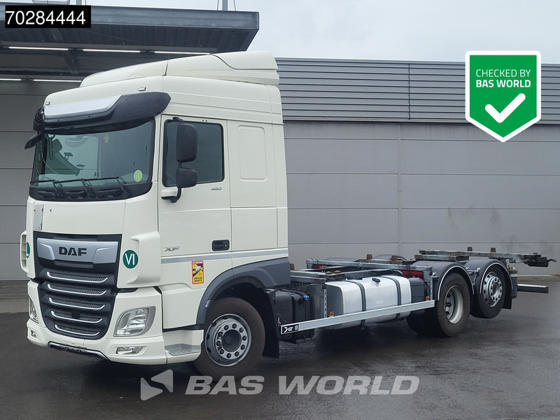 DAF XF 480 6X2 BDF Liftaxle Automatic ACC Euro 6 - Camión portacontenedore/ Intercambiable: foto 1 DAF XF 480 6X2 BDF Liftaxle Automatic ACC Euro 6 - Camión portacontenedore/ Intercambiable: foto 1