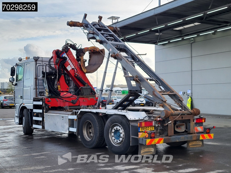 Leasing de DAF XF105.410 XF 6X2 NL-Truck HMF 1643 Z2 Crane 24T Container system Lift+Steering-Axle Euro 5 DAF XF105.410 XF 6X2 NL-Truck HMF 1643 Z2 Crane 24T Container system Lift+Steering-Axle Euro 5: foto 9