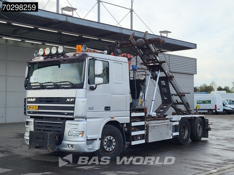 Leasing de DAF XF105.410 XF 6X2 NL-Truck HMF 1643 Z2 Crane 24T Container system Lift+Steering-Axle Euro 5 DAF XF105.410 XF 6X2 NL-Truck HMF 1643 Z2 Crane 24T Container system Lift+Steering-Axle Euro 5: foto 8