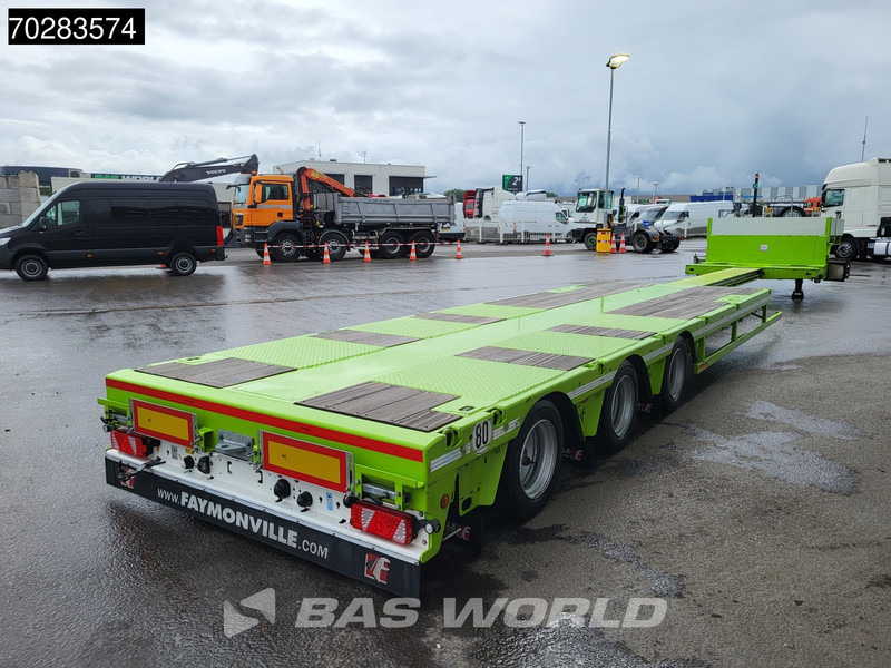 Faymonville F-S43-1AAF 3 axles Extendable Twistlocks 3x Hydraulic Steering Galvanised - Semirremolque góndola rebajadas: foto 5 Faymonville F-S43-1AAF 3 axles Extendable Twistlocks 3x Hydraulic Steering Galvanised - Semirremolque góndola rebajadas: foto 5