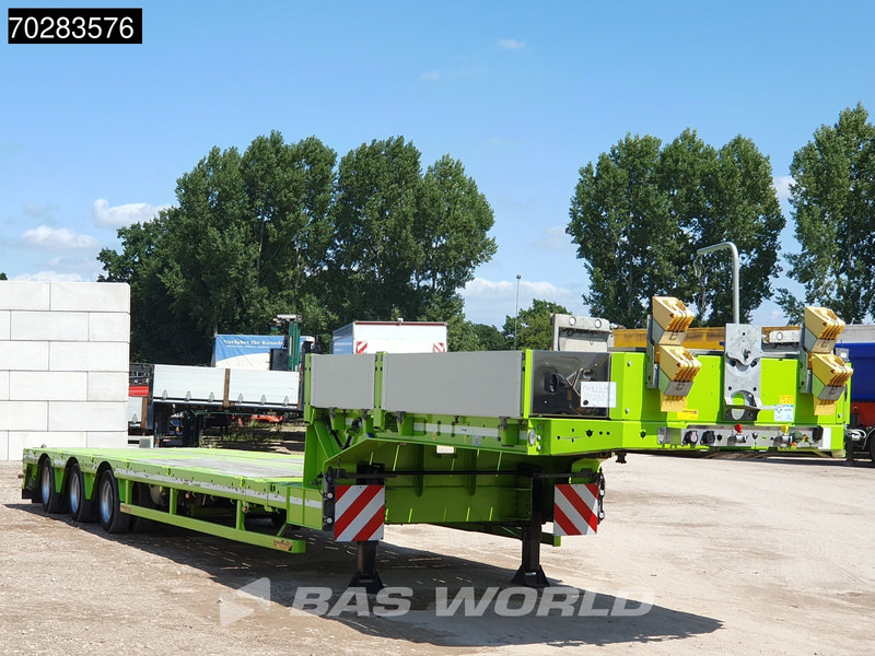 Faymonville F-S43-1AAF 3 axles Extendable Twistlocks 3x Hydraulic Steering Galvanised - Semirremolque góndola rebajadas: foto 3 Faymonville F-S43-1AAF 3 axles Extendable Twistlocks 3x Hydraulic Steering Galvanised - Semirremolque góndola rebajadas: foto 3