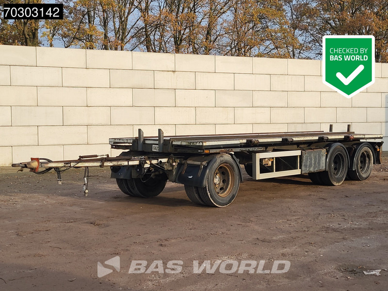 GS Meppel AC-2800 N 3 axles Lift + Steering Axle 20ft - Remolque multilift/ Portacontenedores de cadenas: foto 1 GS Meppel AC-2800 N 3 axles Lift + Steering Axle 20ft - Remolque multilift/ Portacontenedores de cadenas: foto 1