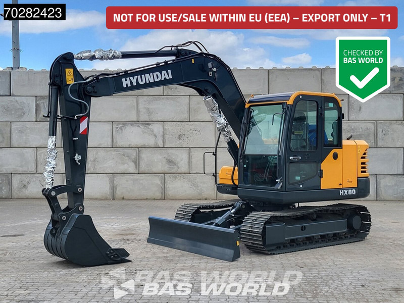 Hyundai HX80 N A/C - NEW UNUSED - Miniexcavadora: foto 1 Hyundai HX80 N A/C - NEW UNUSED - Miniexcavadora: foto 1