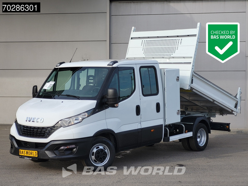 Iveco Daily 35C14 Open Laadbak met Kist Dubbel Cabine Dubbellucht 3,5t Trekhaak Airco Cruise Euro6 Pickup Pritsche Open Box 2m3 A/C Towbar C - Furgoneta caja abierta: foto 1 Iveco Daily 35C14 Open Laadbak met Kist Dubbel Cabine Dubbellucht 3,5t Trekhaak Airco Cruise Euro6 Pickup Pritsche Open Box 2m3 A/C Towbar C - Furgoneta caja abierta: foto 1