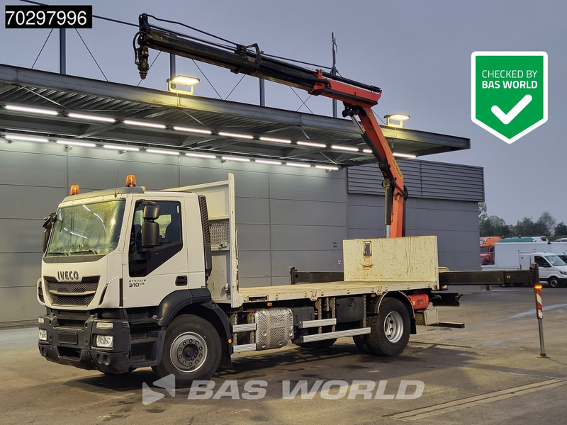 Iveco Stralis 310 Stralis 4X2 Palfinger PK 14002-EH Crane Steelsuspension Automatic Euro 6 - Camión caja abierta, Camión grúa: foto 1 Iveco Stralis 310 Stralis 4X2 Palfinger PK 14002-EH Crane Steelsuspension Automatic Euro 6 - Camión caja abierta, Camión grúa: foto 1
