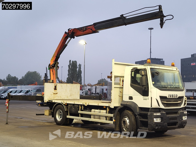 Iveco Stralis 310 Stralis 4X2 Palfinger PK 14002-EH Crane Steelsuspension Automatic Euro 6 - Camión caja abierta, Camión grúa: foto 3 Iveco Stralis 310 Stralis 4X2 Palfinger PK 14002-EH Crane Steelsuspension Automatic Euro 6 - Camión caja abierta, Camión grúa: foto 3