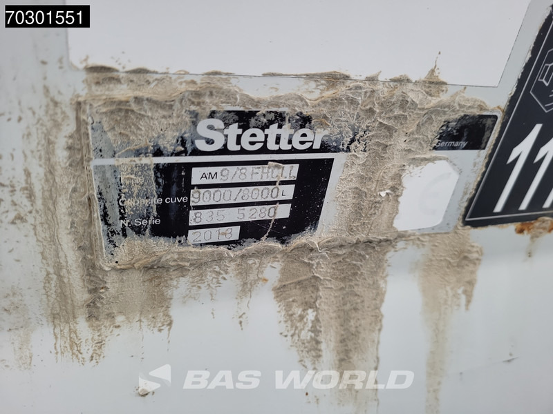 Camión hormigonera Iveco Stralis 400 8X4 9m3 Stetter mixer Steelsuspension Big-Axle Automatic Euro 6: foto 18
