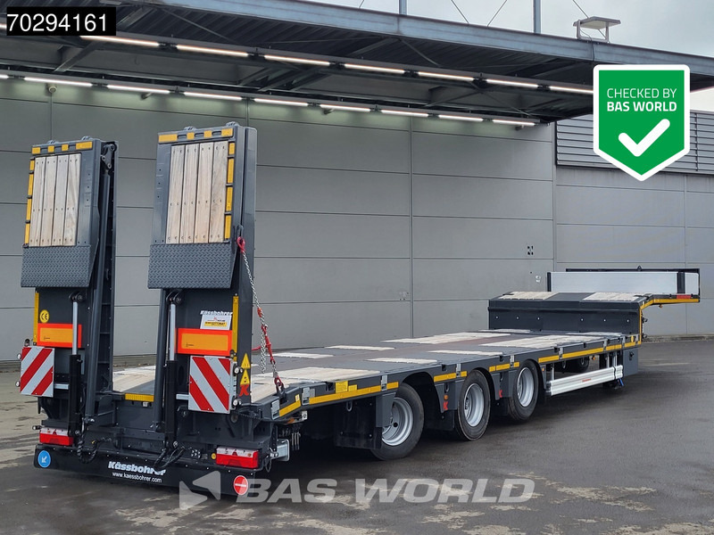 Kässbohrer LB3E 3 axles Steering+Lift Axle Extendable Ramps - Semirremolque góndola rebajadas: foto 2 Kässbohrer LB3E 3 axles Steering+Lift Axle Extendable Ramps - Semirremolque góndola rebajadas: foto 2