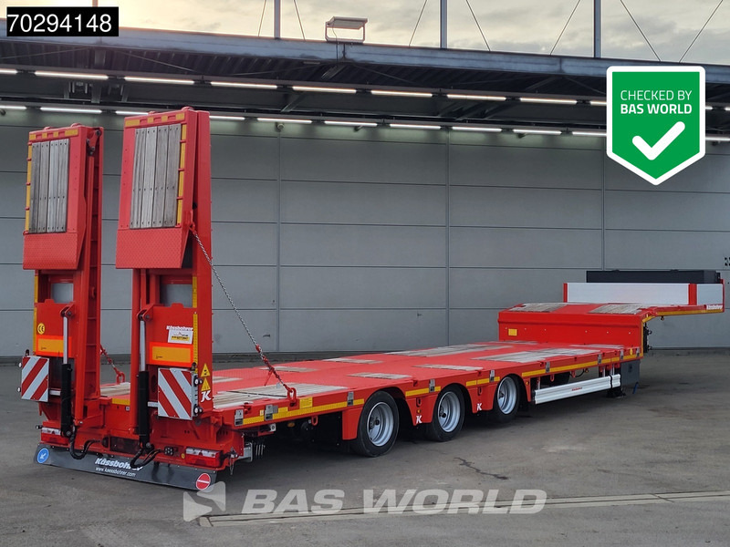 Kässbohrer LB3E 3 axles Steering+Lift Axle Extendable Ramps - Semirremolque góndola rebajadas: foto 1 Kässbohrer LB3E 3 axles Steering+Lift Axle Extendable Ramps - Semirremolque góndola rebajadas: foto 1