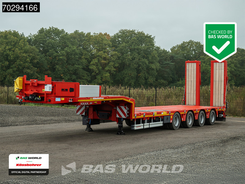 Kässbohrer LB4E 3 axles Extendable Ramps 1x Lift 3x Steering Axle - Semirremolque góndola rebajadas: foto 1 Kässbohrer LB4E 3 axles Extendable Ramps 1x Lift 3x Steering Axle - Semirremolque góndola rebajadas: foto 1