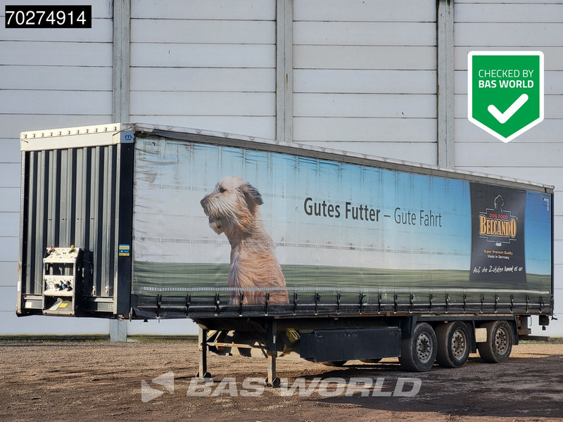 Krone SD 3 axles Forklift Lift+Lenkachse Kooiaap Palettenkasten SAF Sliding Roof - Semirremolque lona: foto 1 Krone SD 3 axles Forklift Lift+Lenkachse Kooiaap Palettenkasten SAF Sliding Roof - Semirremolque lona: foto 1