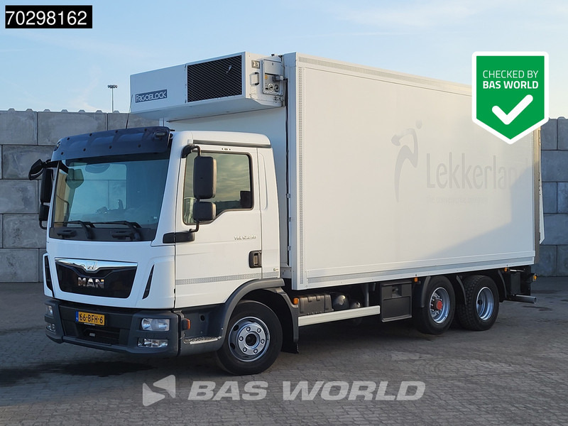 MAN TGL 12.250 6X2 NL-Truck 1500kg Ladebordwand Frigoblock FK13 Lift-Axle Automatic Euro 6 - Camión frigorífico: foto 1 MAN TGL 12.250 6X2 NL-Truck 1500kg Ladebordwand Frigoblock FK13 Lift-Axle Automatic Euro 6 - Camión frigorífico: foto 1