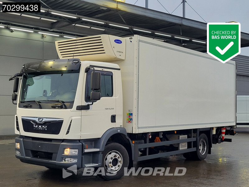 MAN TGM 15.250 TGL 4X2 Carrier Syberia 1500kg Ladebordwand Automatic Euro 6 - Camión frigorífico: foto 1 MAN TGM 15.250 TGL 4X2 Carrier Syberia 1500kg Ladebordwand Automatic Euro 6 - Camión frigorífico: foto 1