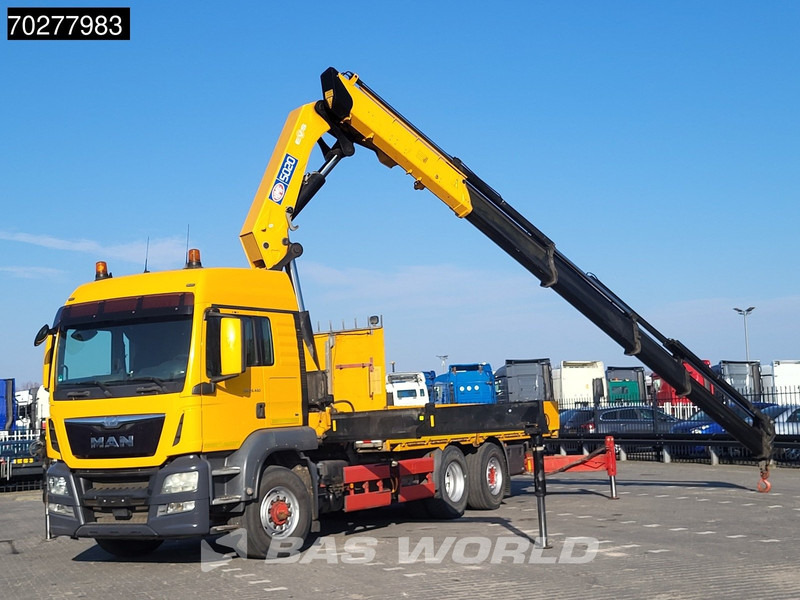 MAN TGS 26.480 6X4 HMF 5020-K6 Crane Kran Hydrodrive Lift+Lenkachse Euro 6 - Camión caja abierta, Camión grúa: foto 3 MAN TGS 26.480 6X4 HMF 5020-K6 Crane Kran Hydrodrive Lift+Lenkachse Euro 6 - Camión caja abierta, Camión grúa: foto 3