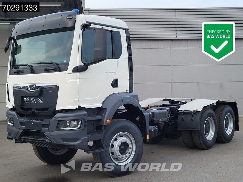 MAN TGS 40.400 6X4 NEW 6x4 chassis PTO Preparation Steelsuspension Big-Axle Automatic Euro 2 - Camión chasis: foto 1 MAN TGS 40.400 6X4 NEW 6x4 chassis PTO Preparation Steelsuspension Big-Axle Automatic Euro 2 - Camión chasis: foto 1