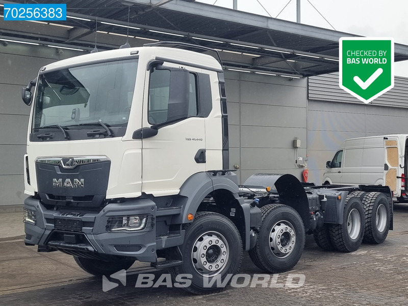 MAN TGS 41.440 8X4 NEW chassis Steelsuspension Automatic Euro 6 - Camión chasis: foto 1 MAN TGS 41.440 8X4 NEW chassis Steelsuspension Automatic Euro 6 - Camión chasis: foto 1