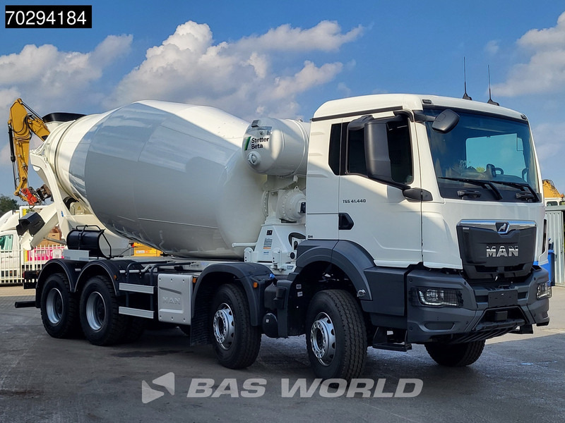MAN TGS 41.440 8X4 New! 12m3 Stetter Mixer Big-Axle Steelsuspension Automatic Euro 6 - Camión hormigonera: foto 3 MAN TGS 41.440 8X4 New! 12m3 Stetter Mixer Big-Axle Steelsuspension Automatic Euro 6 - Camión hormigonera: foto 3