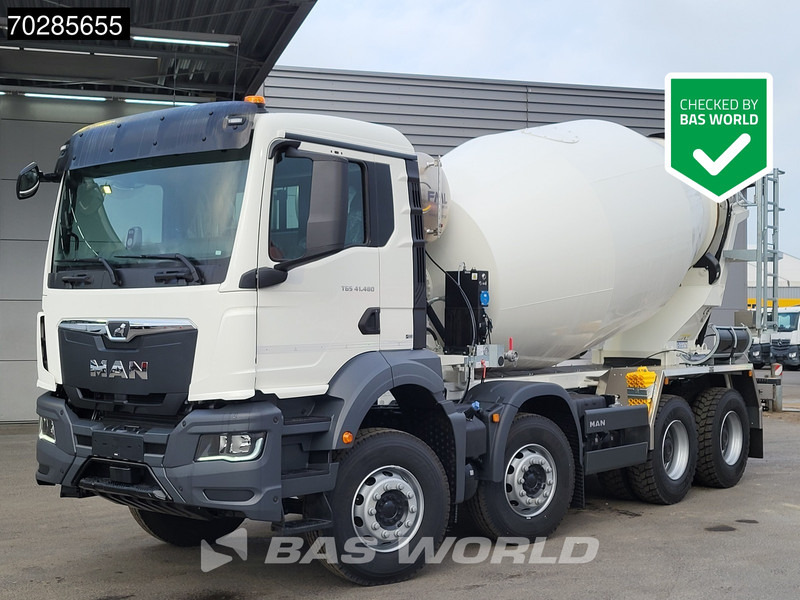MAN TGS 41.480 8X4 NEW! 12m3 Mixer Retarder Steelsuspension Big-Axle Euro 6 - Camión hormigonera: foto 1 MAN TGS 41.480 8X4 NEW! 12m3 Mixer Retarder Steelsuspension Big-Axle Euro 6 - Camión hormigonera: foto 1