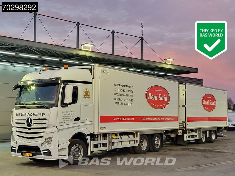 Mercedes-Benz Actros 2643 6X2 NL-Combi Frigoblock FB-FIL2 2tons Ladebordwand Retarder Automatic Xenon - Camión frigorífico: foto 1 Mercedes-Benz Actros 2643 6X2 NL-Combi Frigoblock FB-FIL2 2tons Ladebordwand Retarder Automatic Xenon - Camión frigorífico: foto 1