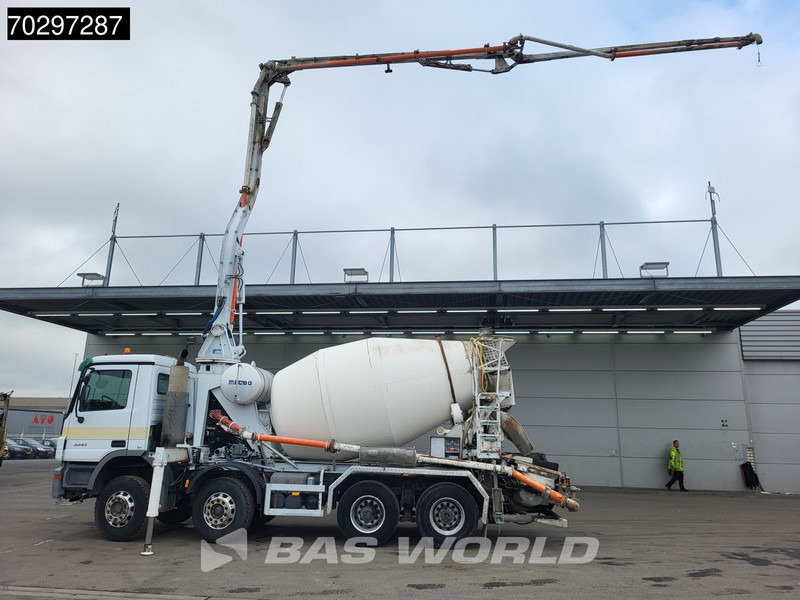 Mercedes-Benz Actros 3241 8X4 7m3 Mecbo Mixer Big-Axle Steelsuspension Pompe+Mixer Autoamtic Euro 3 - Bomba de hormigón: foto 2 Mercedes-Benz Actros 3241 8X4 7m3 Mecbo Mixer Big-Axle Steelsuspension Pompe+Mixer Autoamtic Euro 3 - Bomba de hormigón: foto 2