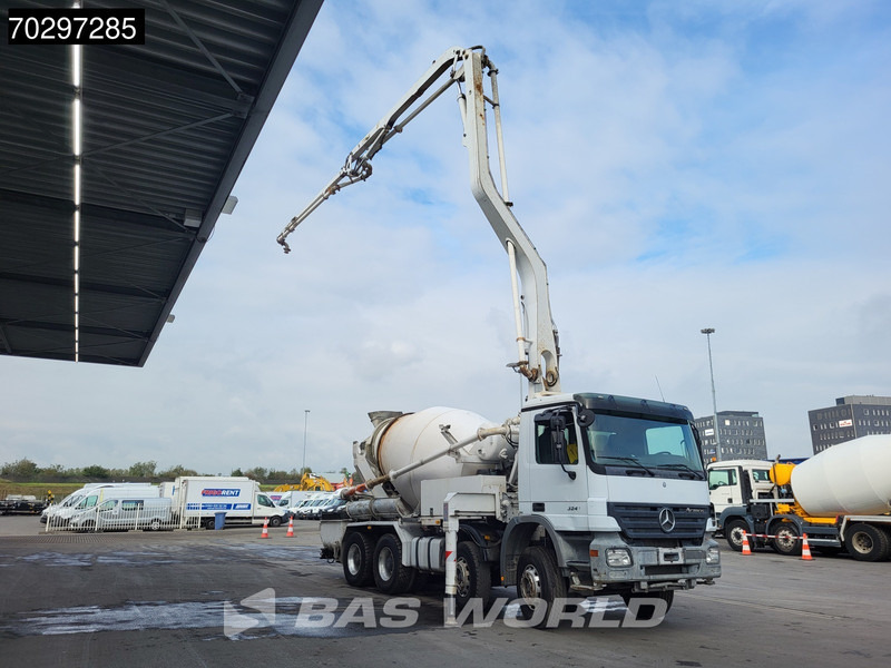 Mercedes-Benz Actros 3241 8X4 7m3 Putzmeister Mixer Big-Axle Steelsuspension Automatic Pompe+Mixer Euro 3 - Bomba de hormigón: foto 5 Mercedes-Benz Actros 3241 8X4 7m3 Putzmeister Mixer Big-Axle Steelsuspension Automatic Pompe+Mixer Euro 3 - Bomba de hormigón: foto 5