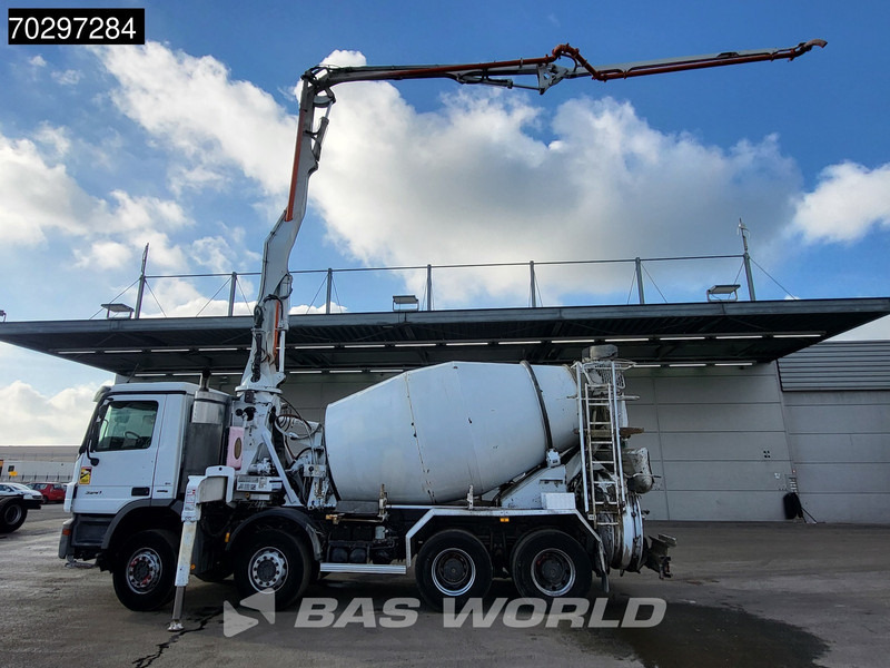 Mercedes-Benz Actros 3241 8X4 7m3 Putzmeister PUMI Big-Axle Steelsuspension 3-Pedals Euro 5 - Bomba de hormigón: foto 5 Mercedes-Benz Actros 3241 8X4 7m3 Putzmeister PUMI Big-Axle Steelsuspension 3-Pedals Euro 5 - Bomba de hormigón: foto 5