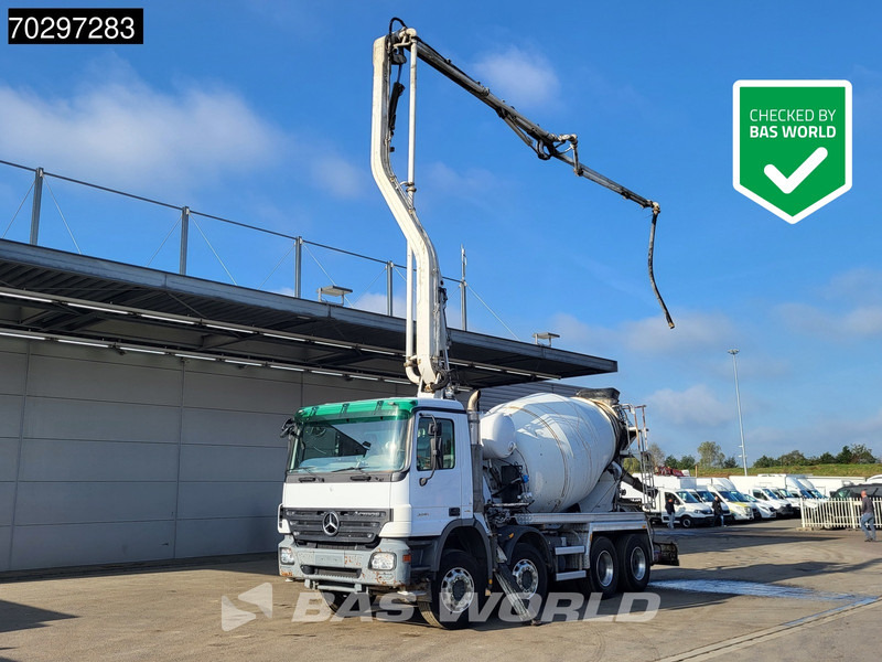 Mercedes-Benz Actros 3241 8X4 Mecbo M3-23.3/100-BZ 7m3 PUMI Big-Axle Steelsuspension Automatic Euro 4 - Camión hormigonera: foto 1 Mercedes-Benz Actros 3241 8X4 Mecbo M3-23.3/100-BZ 7m3 PUMI Big-Axle Steelsuspension Automatic Euro 4 - Camión hormigonera: foto 1