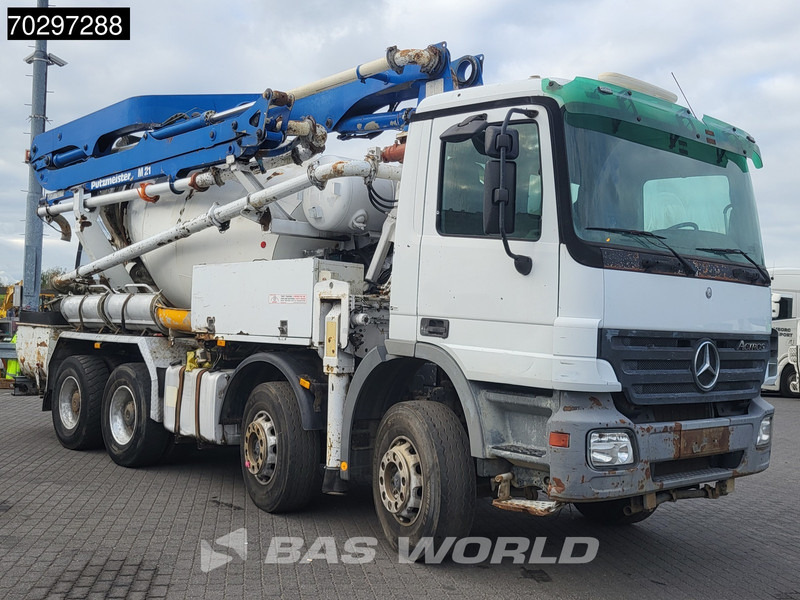 Mercedes-Benz Actros 3241 8X4 Putzmeister TMM 21 +7m3 Liebherr PUMI Steelsuspension 3-Pedals Euro 3 - Bomba de hormigón: foto 3 Mercedes-Benz Actros 3241 8X4 Putzmeister TMM 21 +7m3 Liebherr PUMI Steelsuspension 3-Pedals Euro 3 - Bomba de hormigón: foto 3