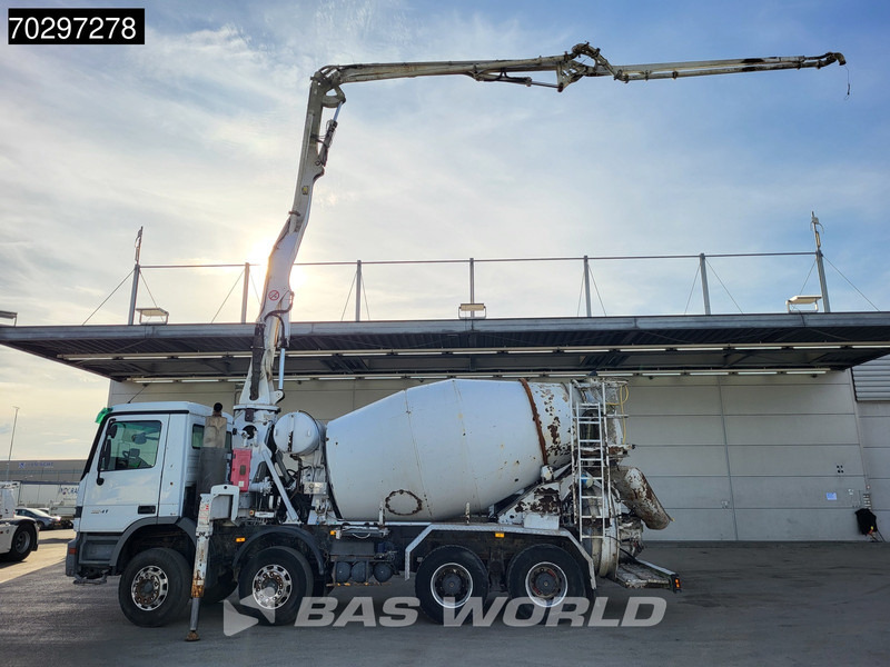 Mercedes-Benz Actros 3241 8X4 Putzmeister TMM 21-G2 PUMI 7m3 Mixer Big-Axle Steelsuspension 3-Pedals Euro 3 - Bomba de hormigón: foto 2 Mercedes-Benz Actros 3241 8X4 Putzmeister TMM 21-G2 PUMI 7m3 Mixer Big-Axle Steelsuspension 3-Pedals Euro 3 - Bomba de hormigón: foto 2