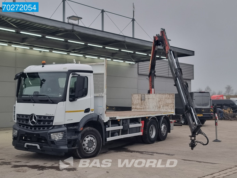 Mercedes-Benz Arocs 2536 6X2 Palfinger PK 16002 Crane Lenkasche Euro 6 - Camión caja abierta, Camión grúa: foto 5 Mercedes-Benz Arocs 2536 6X2 Palfinger PK 16002 Crane Lenkasche Euro 6 - Camión caja abierta, Camión grúa: foto 5