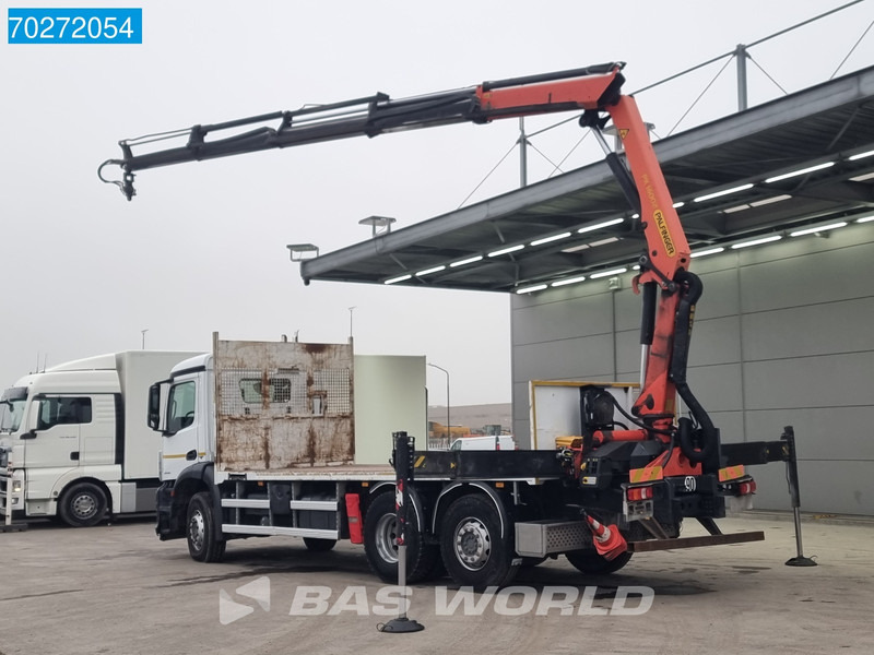 Mercedes-Benz Arocs 2536 6X2 Palfinger PK 16002 Crane Lenkasche Euro 6 - Camión caja abierta, Camión grúa: foto 2 Mercedes-Benz Arocs 2536 6X2 Palfinger PK 16002 Crane Lenkasche Euro 6 - Camión caja abierta, Camión grúa: foto 2