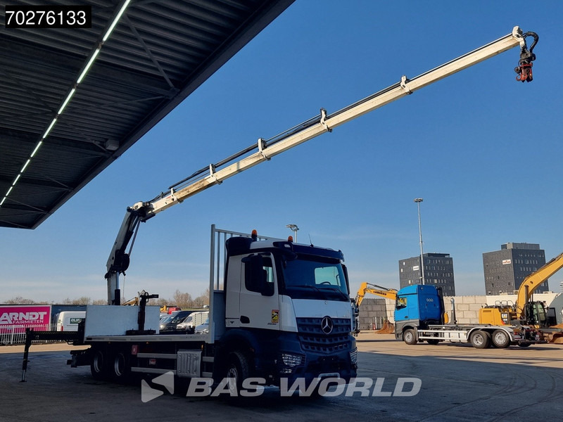 Mercedes-Benz Arocs 2636 6X4 HIAB X-HIDUO 188 ES-S Crane Kran Big axle Euro 6 - Camión caja abierta, Camión grúa: foto 3 Mercedes-Benz Arocs 2636 6X4 HIAB X-HIDUO 188 ES-S Crane Kran Big axle Euro 6 - Camión caja abierta, Camión grúa: foto 3