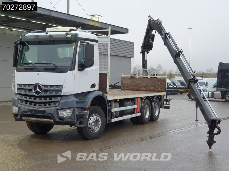 Mercedes-Benz Arocs 2636 6X4 Hiab 144 E-3 Hipro Kran Crane Remote Full Steel Euro 6 - Camión caja abierta, Camión grúa: foto 5 Mercedes-Benz Arocs 2636 6X4 Hiab 144 E-3 Hipro Kran Crane Remote Full Steel Euro 6 - Camión caja abierta, Camión grúa: foto 5