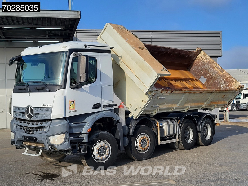 Mercedes-Benz Arocs 3240 8X4 12m3 2-side Tipper Steel Suspension Automatic Big-Axle Euro 6 - Camión volquete: foto 5 Mercedes-Benz Arocs 3240 8X4 12m3 2-side Tipper Steel Suspension Automatic Big-Axle Euro 6 - Camión volquete: foto 5