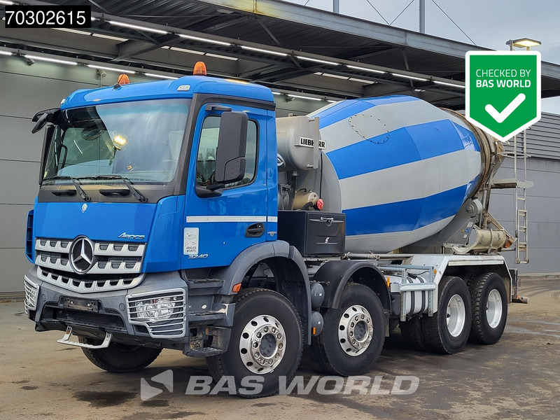 Mercedes-Benz Arocs 3240 8X4 Liebherr 9m3 Mixer Full Spring Euro 6 - Camión hormigonera: foto 1 Mercedes-Benz Arocs 3240 8X4 Liebherr 9m3 Mixer Full Spring Euro 6 - Camión hormigonera: foto 1
