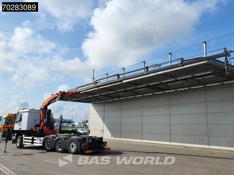 Mercedes-Benz Arocs 3245 Actros 8X4 Palfinger PK22002 EH Crane 17tons hooklift Big-Axle Lift+Lenkachse Navi Euro 6 - Camión multibasculante, Camión grúa: foto 2 Mercedes-Benz Arocs 3245 Actros 8X4 Palfinger PK22002 EH Crane 17tons hooklift Big-Axle Lift+Lenkachse Navi Euro 6 - Camión multibasculante, Camión grúa: foto 2