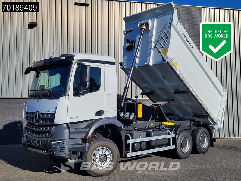 Mercedes-Benz Arocs 3345 6X4 18m3 KH-Tipper Automatic Big-Axle Euro 3 - Camión volquete: foto 1 Mercedes-Benz Arocs 3345 6X4 18m3 KH-Tipper Automatic Big-Axle Euro 3 - Camión volquete: foto 1