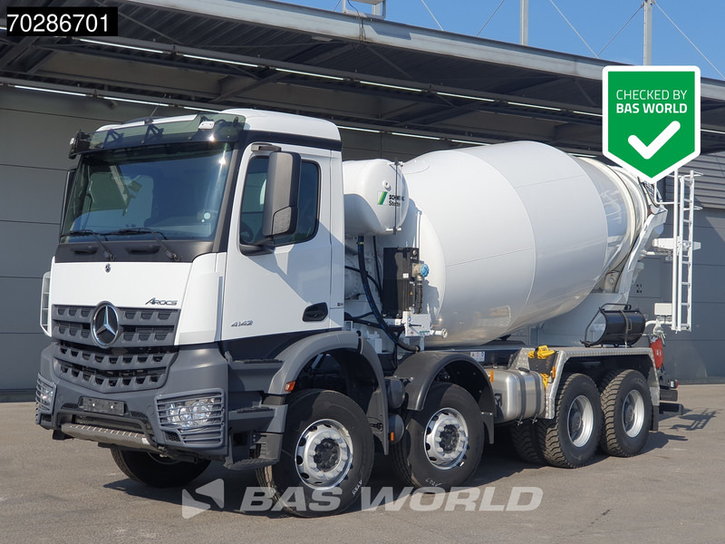 Mercedes-Benz Arocs 4142 8X4 NEW! 10m3 SchwingStetter Mixer Hydrauliek BigAxle Manual Euro 3 - Camión hormigonera: foto 1 Mercedes-Benz Arocs 4142 8X4 NEW! 10m3 SchwingStetter Mixer Hydrauliek BigAxle Manual Euro 3 - Camión hormigonera: foto 1