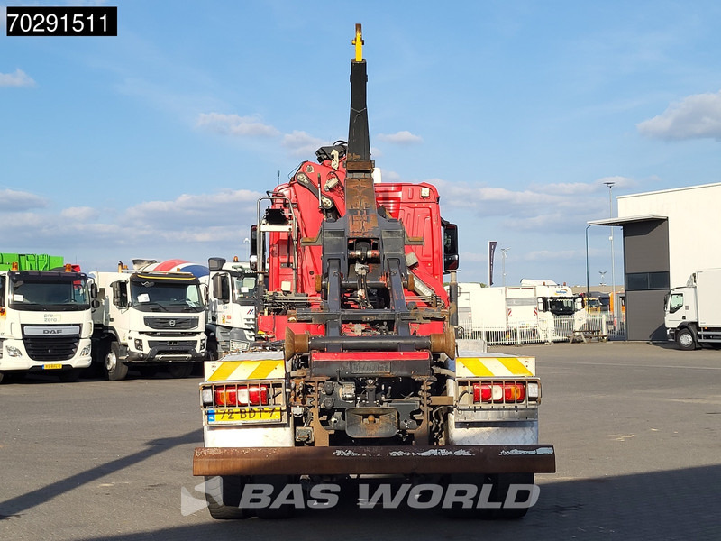 Camión multibasculante, Camión grúa Mercedes-Benz Arocs 4145 8X4 NL-Truck HMF RCL 5300 Crane Hyva 26-51-S Hooklift Steelsuspension Big-Axle Automatic Euro 6: foto 13