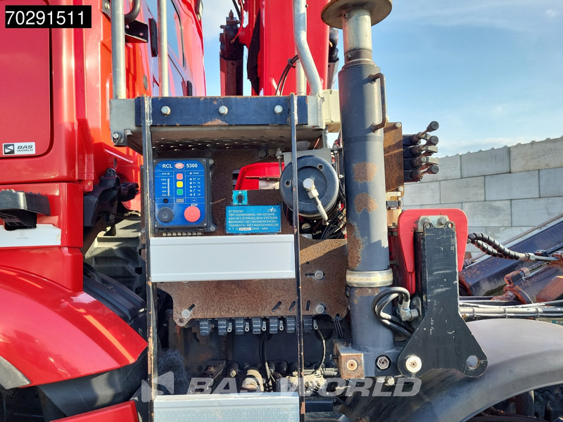 Camión multibasculante, Camión grúa Mercedes-Benz Arocs 4145 8X4 NL-Truck HMF RCL 5300 Crane Hyva 26-51-S Hooklift Steelsuspension Big-Axle Automatic Euro 6: foto 16