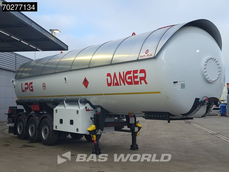 Mim-Mak LPG TRANSPORT TANK 3 axles NEW 48m3 Liftachse Gas ADR - Semirremolque cisterna: foto 3 Mim-Mak LPG TRANSPORT TANK 3 axles NEW 48m3 Liftachse Gas ADR - Semirremolque cisterna: foto 3