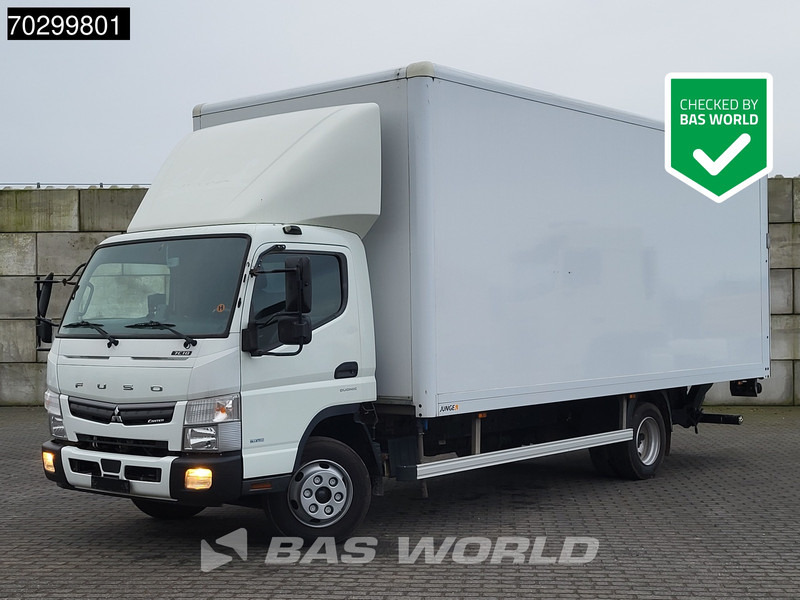 Mitsubishi 7C18 4X2 8tonner Automatic 1000kg Ladebordwand Airco Euro 6 - Camión caja cerrada: foto 1 Mitsubishi 7C18 4X2 8tonner Automatic 1000kg Ladebordwand Airco Euro 6 - Camión caja cerrada: foto 1
