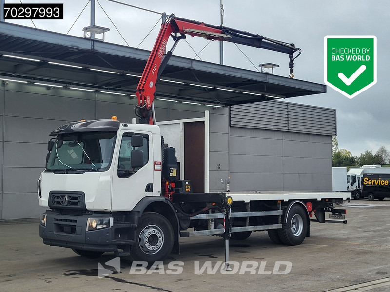 Renault C 320 C 4X2 Fassi F120B.1.22 Crane Remote Automatic Euro 6 - Camión caja abierta, Camión grúa: foto 1 Renault C 320 C 4X2 Fassi F120B.1.22 Crane Remote Automatic Euro 6 - Camión caja abierta, Camión grúa: foto 1