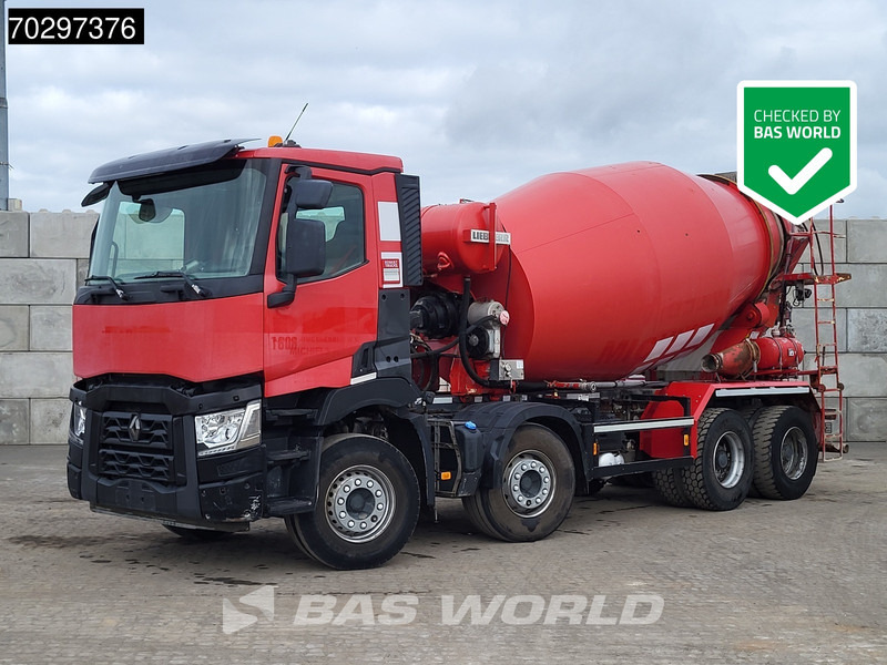 Renault C 430 8X4 9m3 Liebherr Mixer Steelsuspension Big-Axle Euro 6 - Camión hormigonera: foto 1 Renault C 430 8X4 9m3 Liebherr Mixer Steelsuspension Big-Axle Euro 6 - Camión hormigonera: foto 1