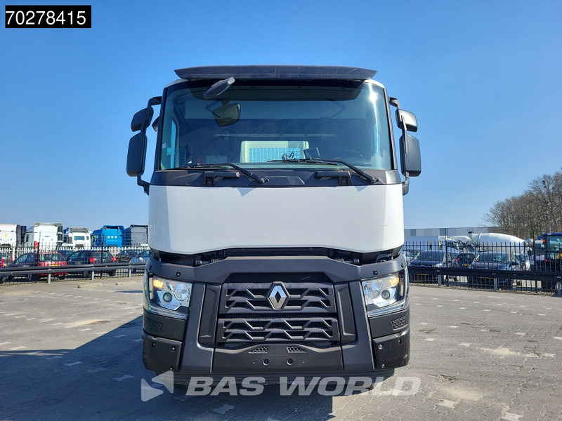 Camión caja abierta, Camión grúa Renault C 430 8X4 Palfinger 22002 EH kran Crane Big-Axle steel suspension Euro 6: foto 16