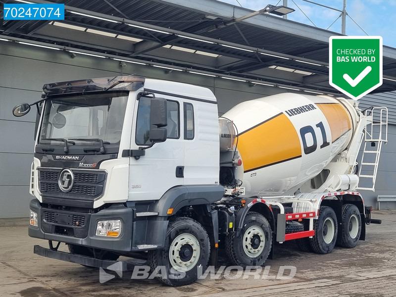 SHACMAN M3000 S 8X4 NEW! 8m3 Liebherr Mixer Big-Axle Steelsuspension - Camión hormigonera: foto 1 SHACMAN M3000 S 8X4 NEW! 8m3 Liebherr Mixer Big-Axle Steelsuspension - Camión hormigonera: foto 1