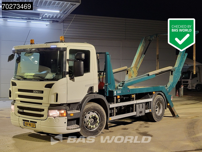 Scania P280 4X2 Hyva NG 2014 KA Skiploader Automatic Euro 5 - Camión portacontenedor de cadenas: foto 1 Scania P280 4X2 Hyva NG 2014 KA Skiploader Automatic Euro 5 - Camión portacontenedor de cadenas: foto 1